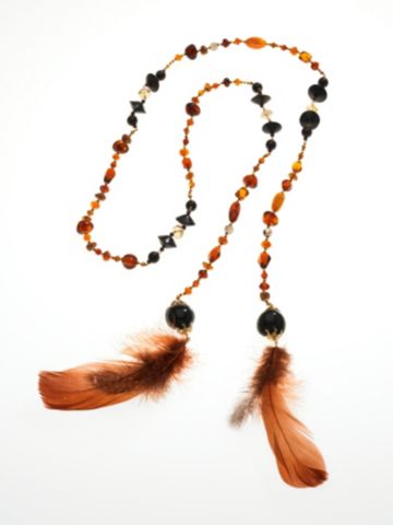 Beads of a Feather Lariat Necklace details, images and more