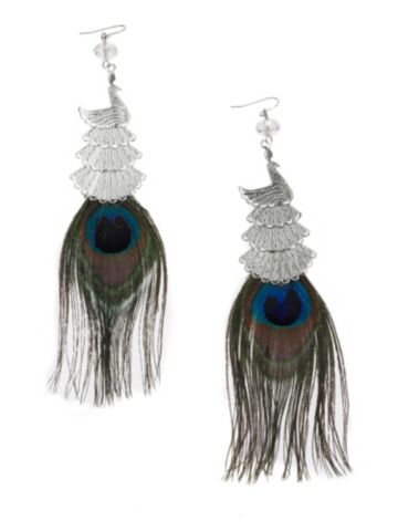 Buy Peacock Plume Earrings, see details about this Sexy Lingerie and more