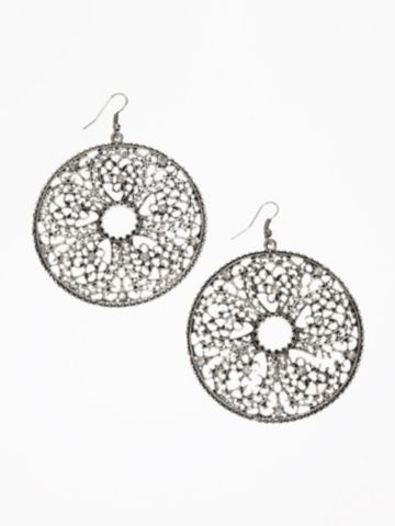 Buy Petaled Metal Disc Earrings, see details about this Sexy Lingerie and more