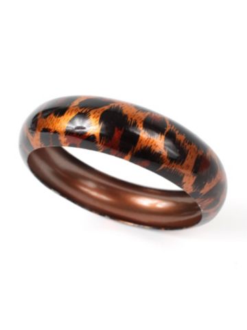 Buy Brown Leopard Print Metal Bangle, see details about this Sexy Lingerie and more