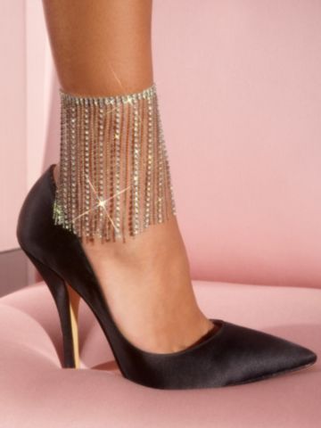 Rhinestone Chain Anklet