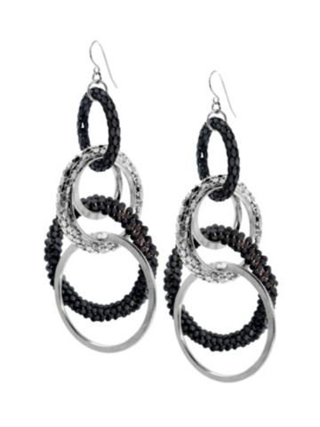Beaded Chain Link Earring