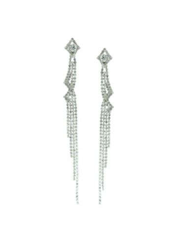 Rhinestone Shoulder Duster Earring 