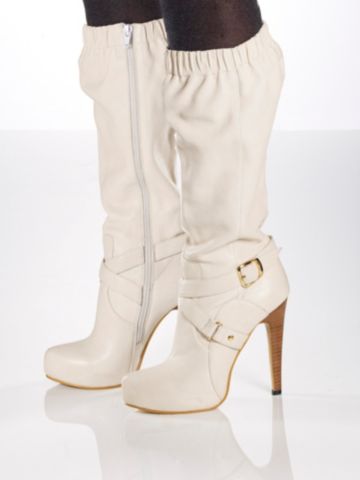 Buy Covered Platform Leather Boot, see details about this Sexy Lingerie and more