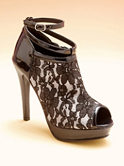 Wildside Lace Stiletto Bootie details, images and more