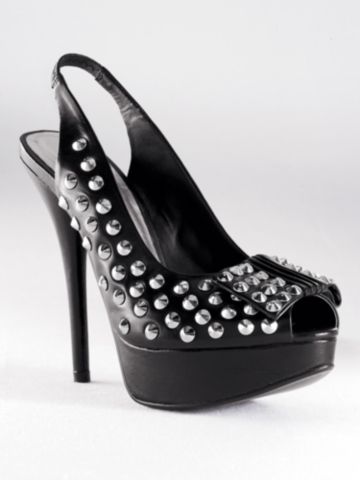 Buy Peep-Toe Leather Artillery Pump, see details about this Sexy Lingerie and more