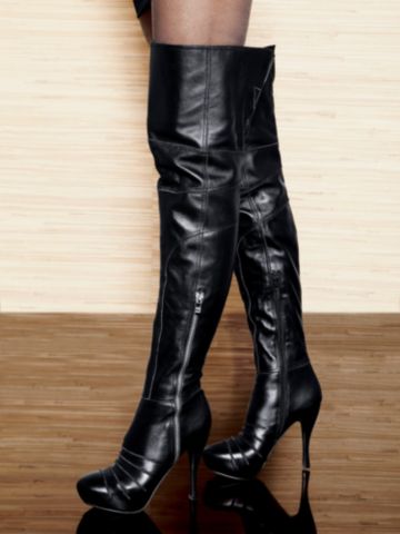 Buy Zipper Leather Boot, see details about this Sexy Lingerie and more