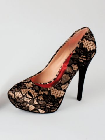 Buy Lace Over Satin Pump, see details about this Sexy Lingerie and more