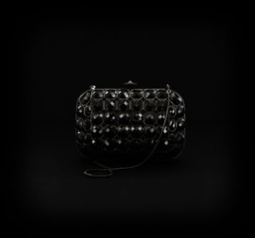 Icon Jeweled Miniaudiere Clutch