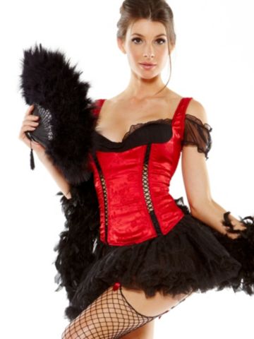 Jacquard Off-Shoulder Corset