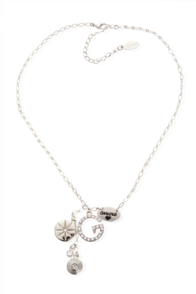 Crystal Logo Necklace