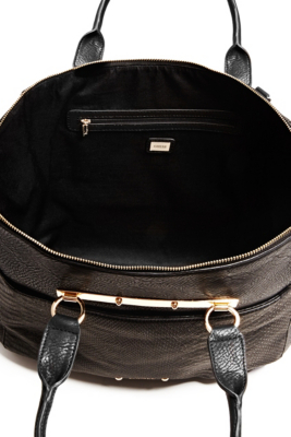 GUESS Addy SnakeEmbossed Weekender Bag eBay