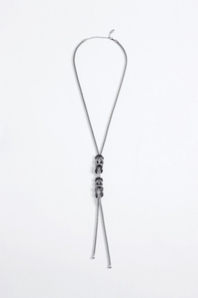 Knotted Lariat Necklace