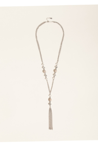 Y-Shaped Tassel Necklace