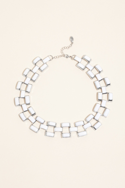 Geometric Link Necklace