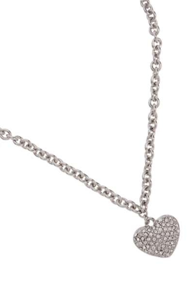 Pave Heart Necklace