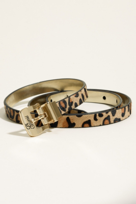Reversible Calf Hair Belt