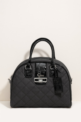 GUESS Groovy Dome Tote - Web Exclusive, BLACK