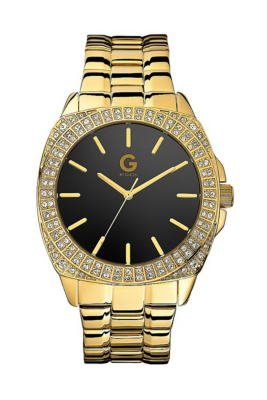 UPC 091661409257 product image for Oversized Glitz Gold Watch | upcitemdb.com