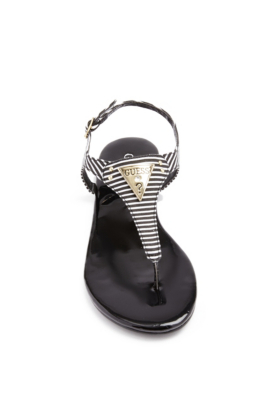 GUESS Women's Carmela TStrap Sandals eBay