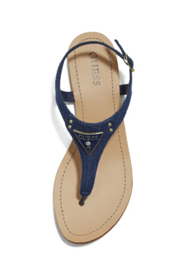 GUESS Women's Carmela TStrap Sandals eBay
