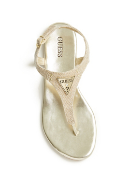 GUESS Women's Carmela TStrap Sandals eBay