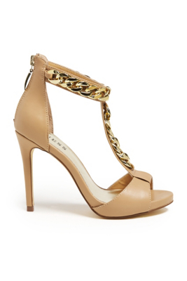 GUESS Raquel Chain TStrap Sandals eBay