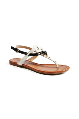 guess tan sandals