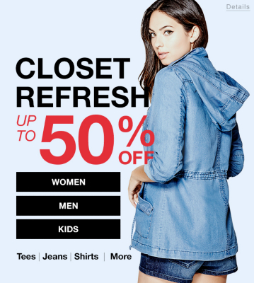 GUESS Factory Jeans, Clothing, Shoes & Accessories for Women, Men and