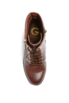 guess logo combat boots