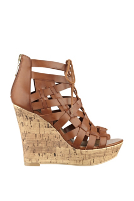 guess tan wedges