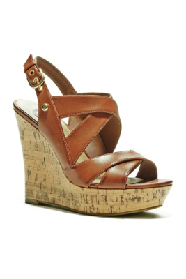 guess tan wedges