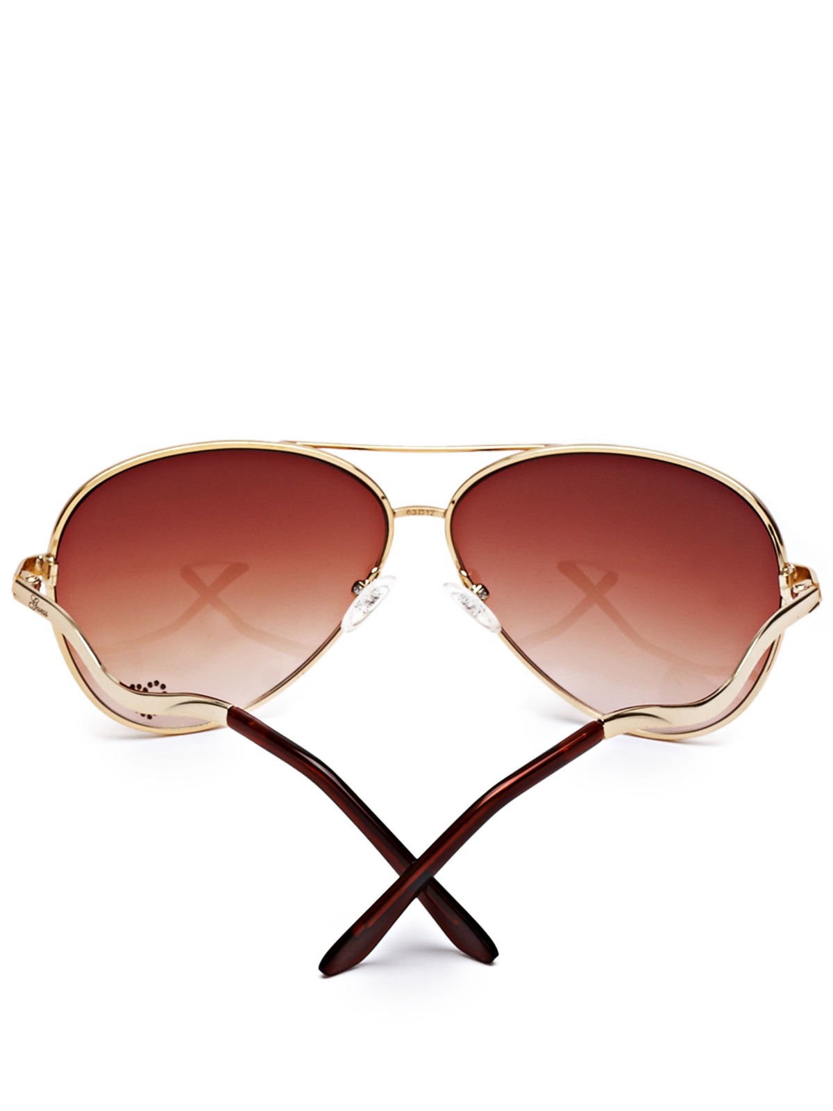 sunglasses with heart rhinestone