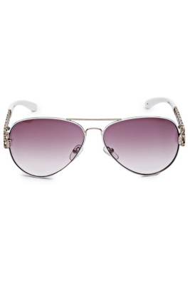 GUESS Women's ChainLink Aviator Sunglasses eBay