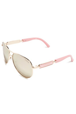 Guess Womens Mirrored Aviator Sunglasses Ebay 2521