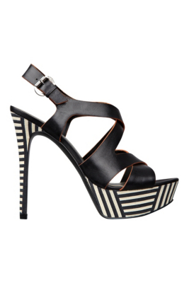 Danten Crisscross-Vamp Platform Sandals