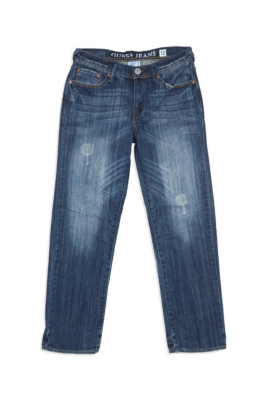 GUESS Kids Boys Toddler Brit Rocker Fit Jeans, BLUE (3T)