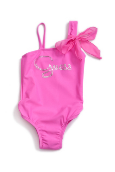 Logo Swimsuit with Scarf