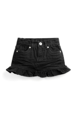 GUESS Kids Girls Overdye Flip Skirt, BLACK (6X)