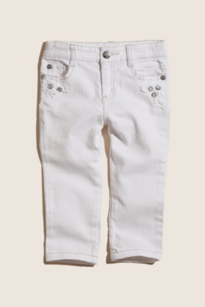 White Jeans with Bows