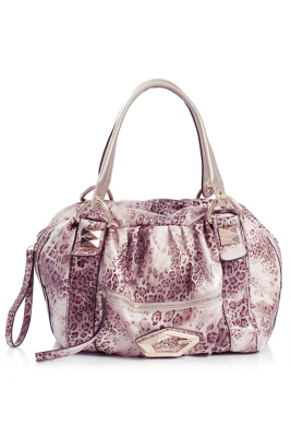 GUESS Bobcat Satchel, BROWN