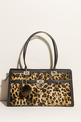 GUESS Covent Garden East/West Satchel, BROWN