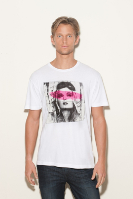 Painted Girl Crewneck Tee