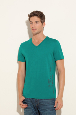 Artisan Short-Sleeve Solid V-Neck Tee