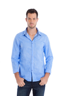 Laguna Long-Sleeve Pigment Tumbled Shirt