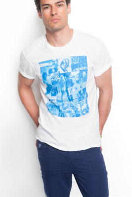 The Festival Collection – Woodstock Collage Crewneck Tee