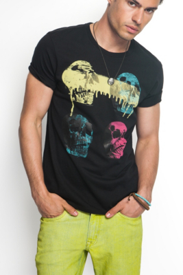 Pop Art Four-Skull Tee