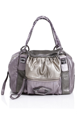 GUESS Thriller Satchel, GREY
