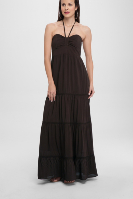 : Saffi Solid Maxi Dress