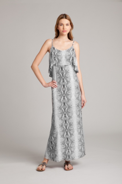 Lucia Ruffle Maxi Dress